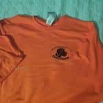 Old logo long & short sleeve shirt. Blaze orange
